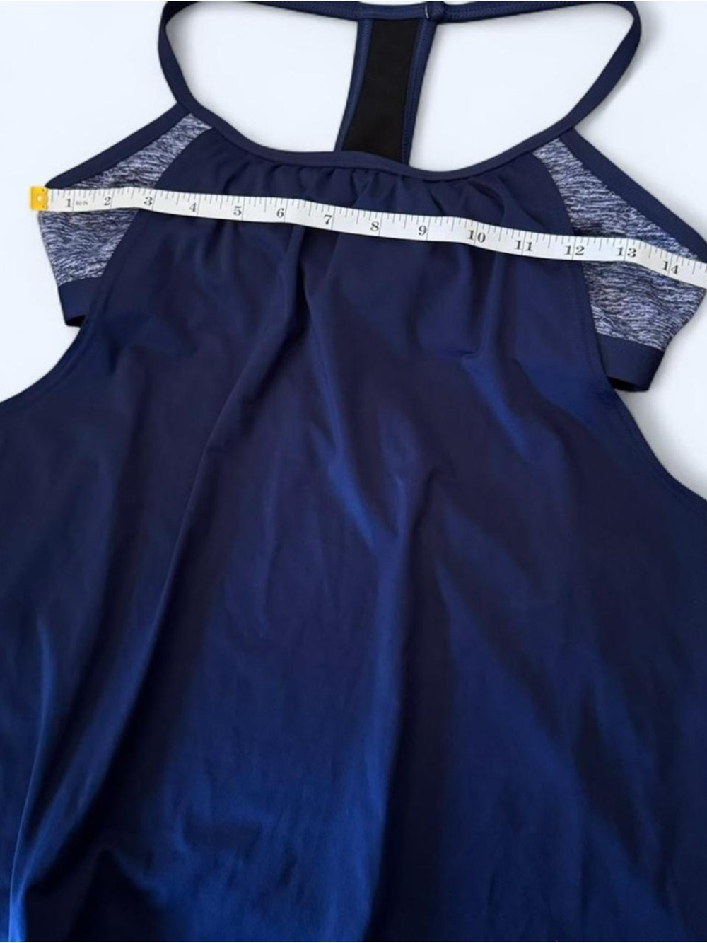 TYR Navy Blue Racerback Tank Top - Picture 4 of 6